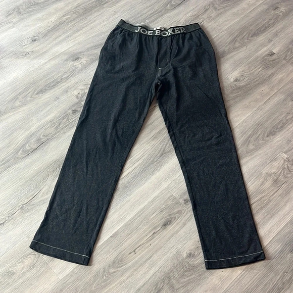 🇺🇸 Joe boxer gray straight slim jogger /  pj pants size medium - Picture 2 of 12